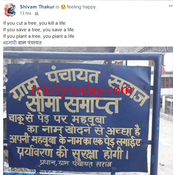 चाकू से पेड़ पर महबूबा का नाम खोदने से अच्छा है की.....