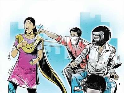 ग्रेटर नोएडा वेस्ट में फिर चेन स्नैचिंग, बाइक सवार बदमाशों ने दंपति को निशाना बनाया