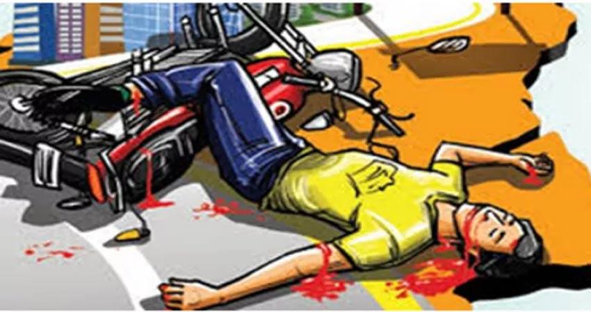 NOIDA: अज्ञात वाहन ने बाइक सवार को कुचला, मौत
