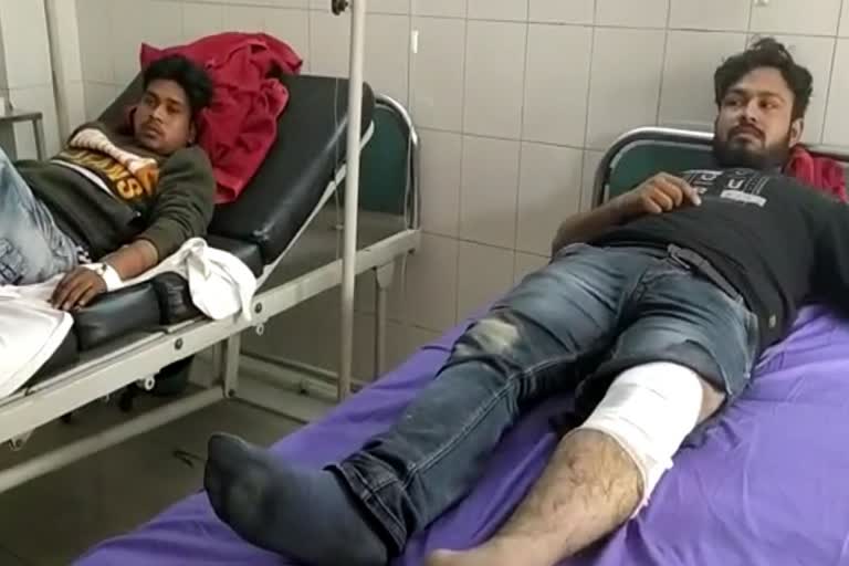 GHAZIABAD: जेई से 5 लाख की रंगदारी मांगने वाले दो बदमाश मुठभेड़ में गिरफ्तार