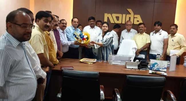 नोएडा में समस्याओं को लेकर फोनरवा का प्रतिनिधिमंडल सीईओ से मिला