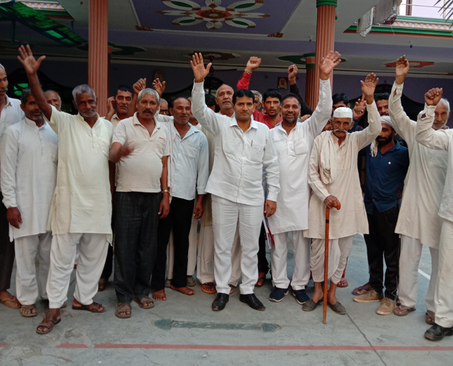 रोजगार के लिए किसानों का जन जागरण अभियान