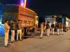 यमुना एक्सप्रेस वे पर पुलिस को देखकर ड्राइवर मीट से भरा ट्रक छोड़कर फरार